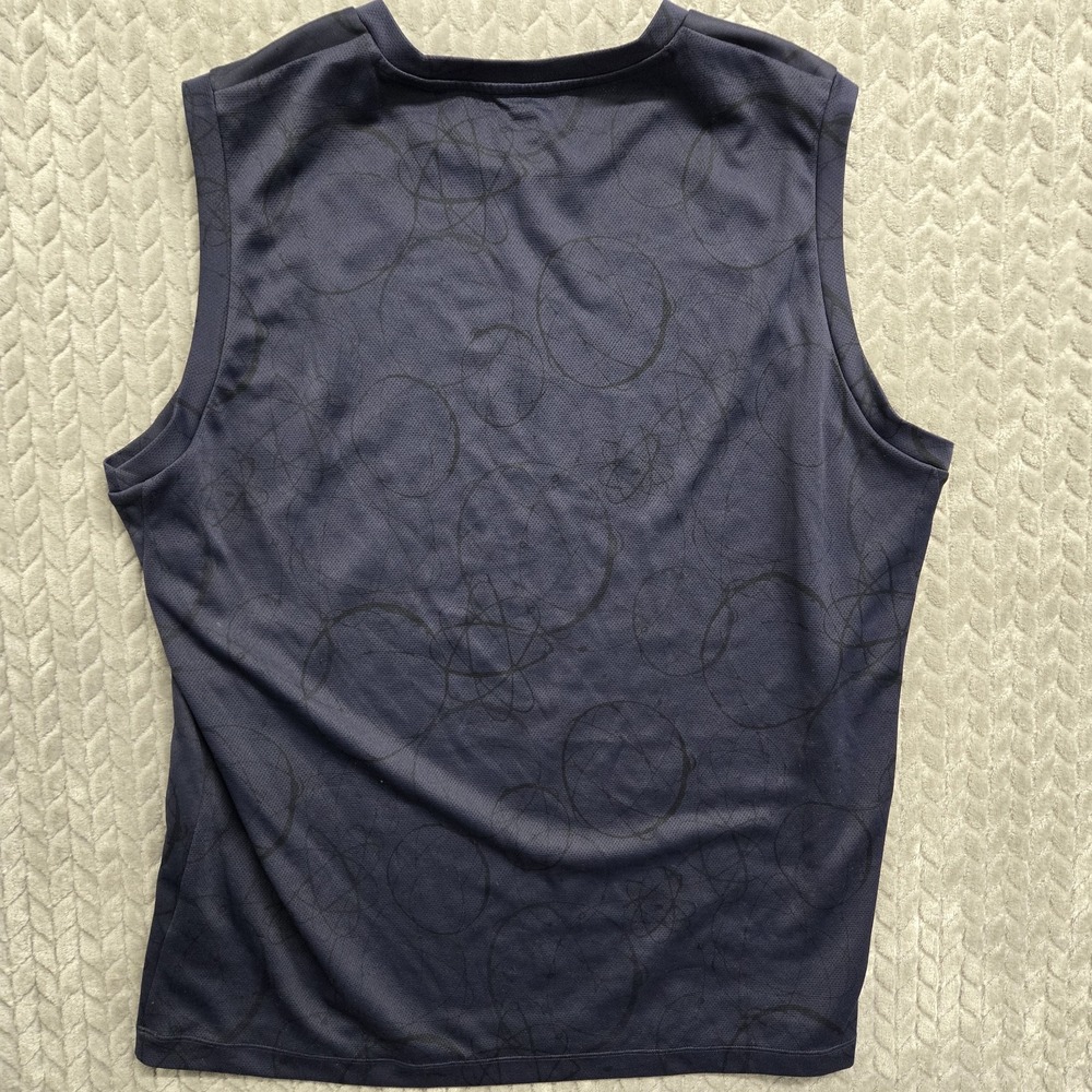 Uniqlo x Futura Laboratories Tank Top Sleeveless Shirt Mens XL Atomic Blue - Picture 7 of 8